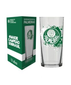 copo cylinder 300 ml palmeiras luva com 1 novo